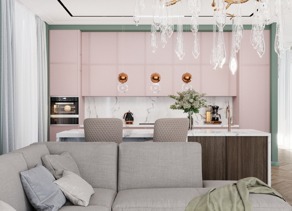 Обложка проекта: Проект интерьера общей зоны современного коттеджа