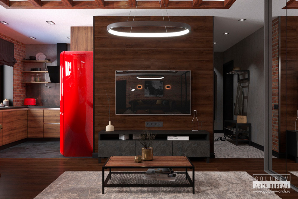 Дизайн апартаментов в стиле лофт, г. Красноярск ,45 м2