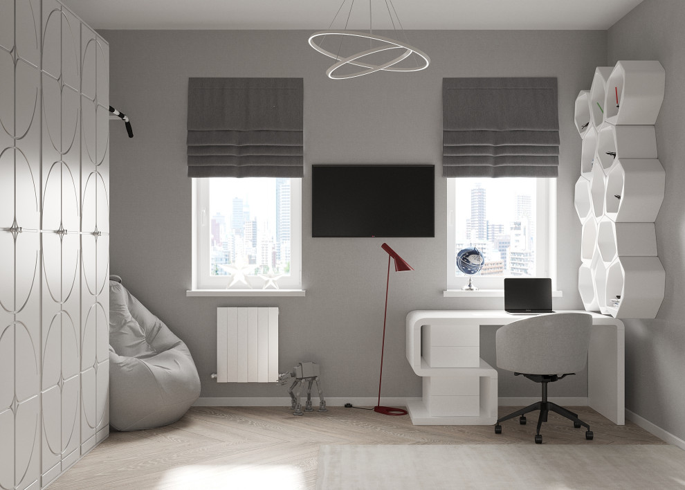 Обложка проекта: Детская в стиле футуризм 13 м2