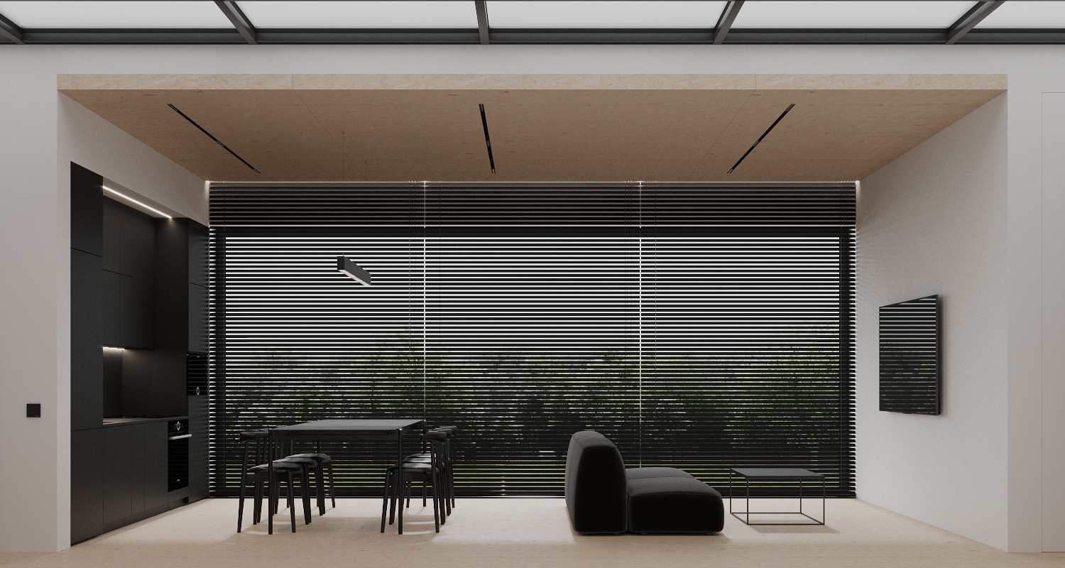 Скандинавский дом с футуристичным интерьером