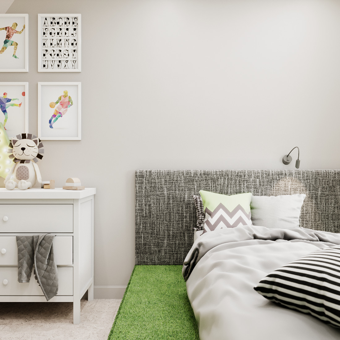 Коттедж с тремя детскими, 224 м2