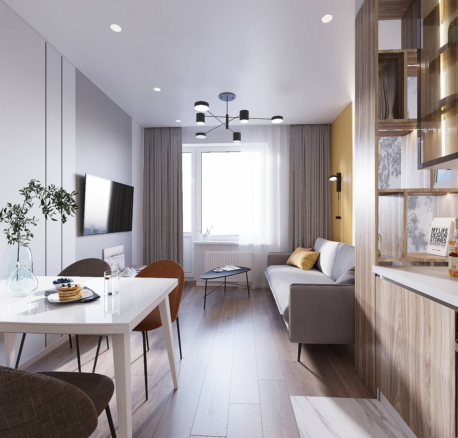 ЖК "Q-Мир" 35 кв.м.