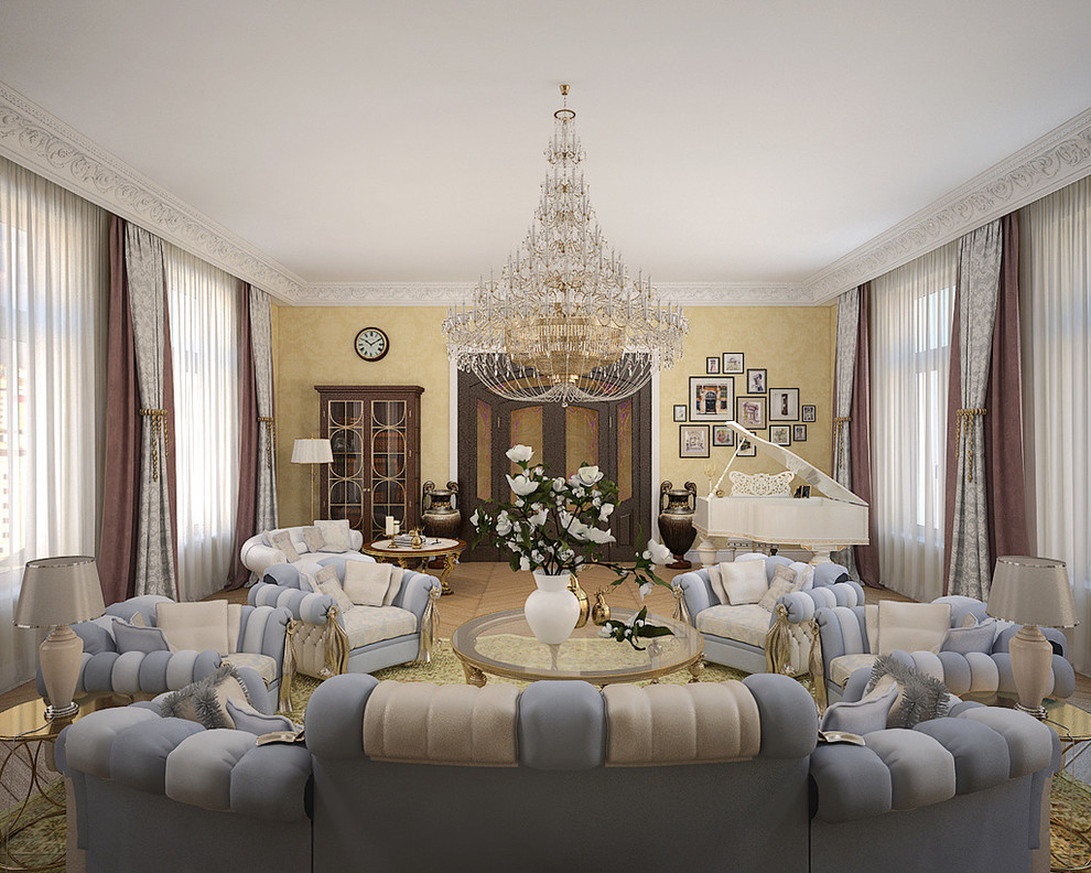 Парадная гостиная в загородном доме (Новая Рига, МО)