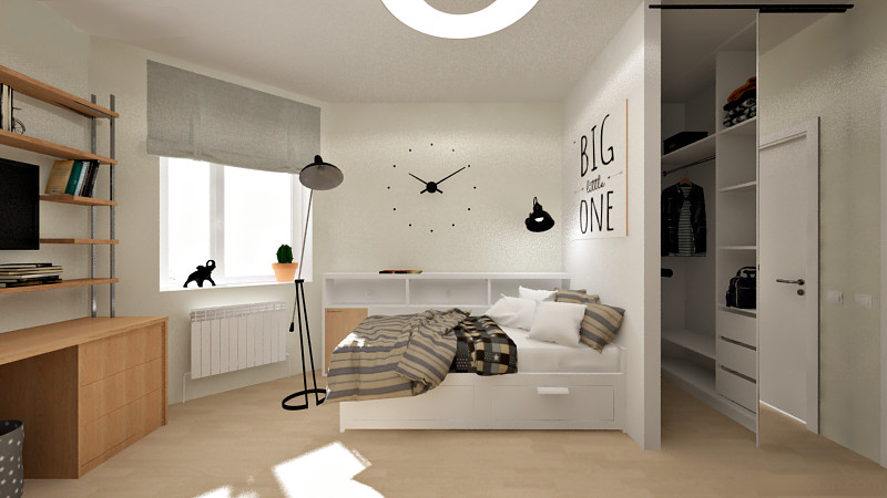 Дизайн-проект комнат для мальчиков