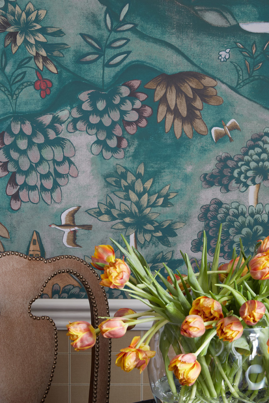 Птичка на фреске