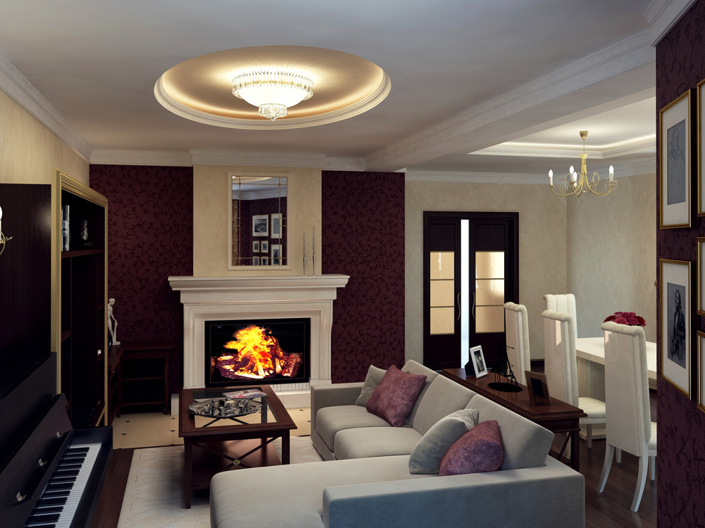 Гостиная в стиле Фьюжн