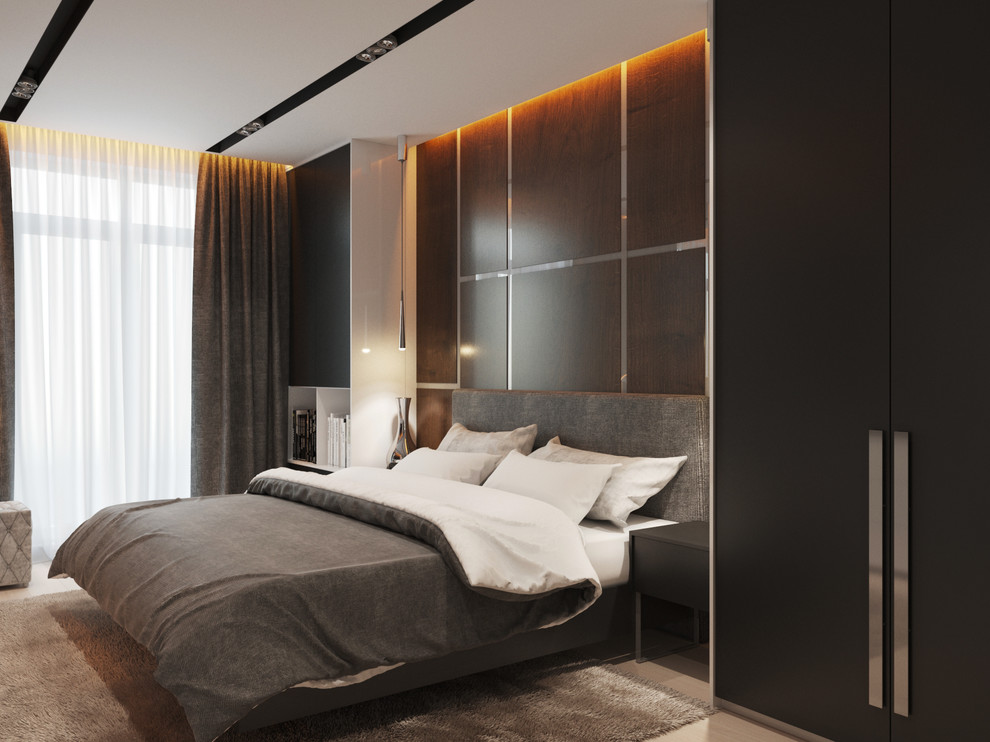 Дизайн квартиры в современном стиле (140м2)