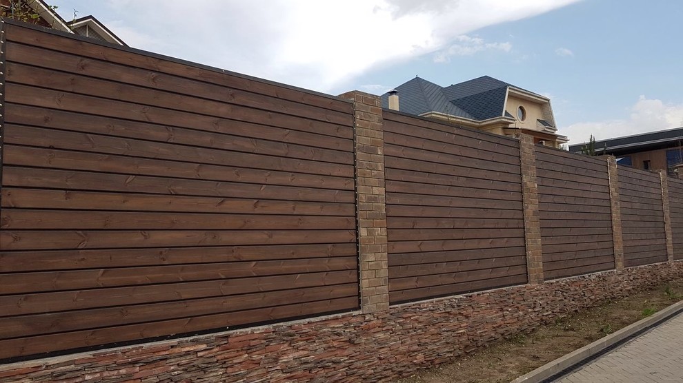 Забор из термососны Thermory (г. Алматы)