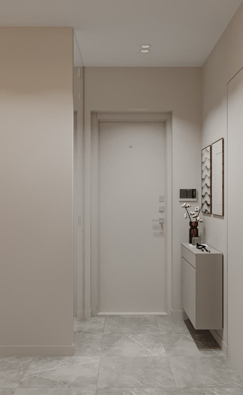 ДИЗАЙН-ПРОЕКТ ИНТЕРЬЕРА КВАРТИРЫ, ЖК GREEN PARK, МОСКВА, 60 М²