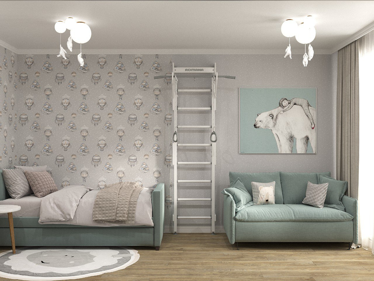 Детская в квартире художника