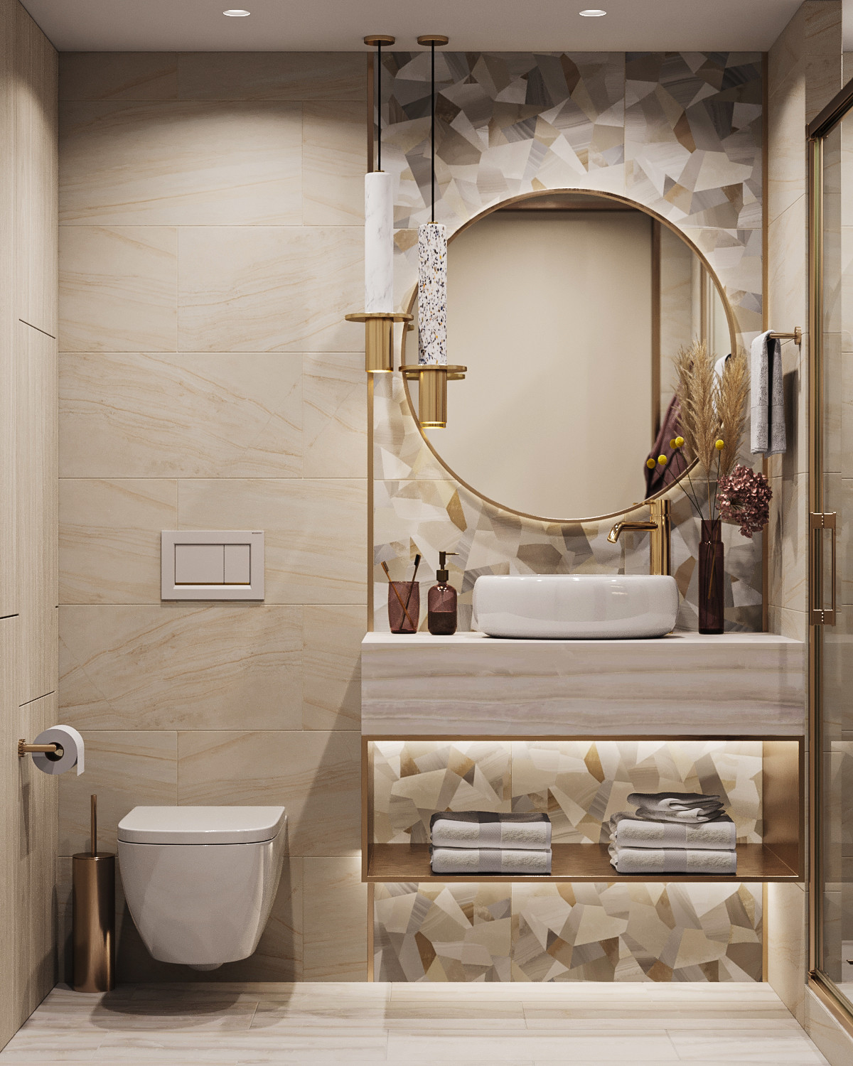 The rosebud. Дизайн-проект квартиры в ЖК "Skandi Klubb"