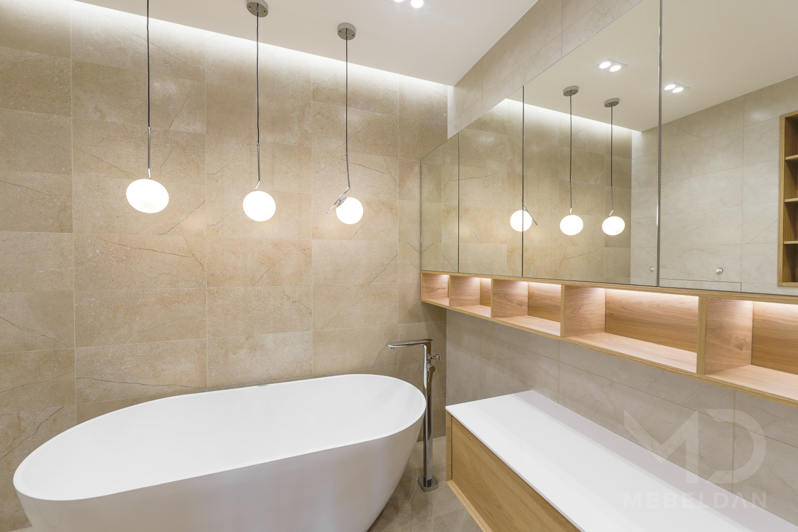 Мебель в стиле минимализм для квартиры 90м2