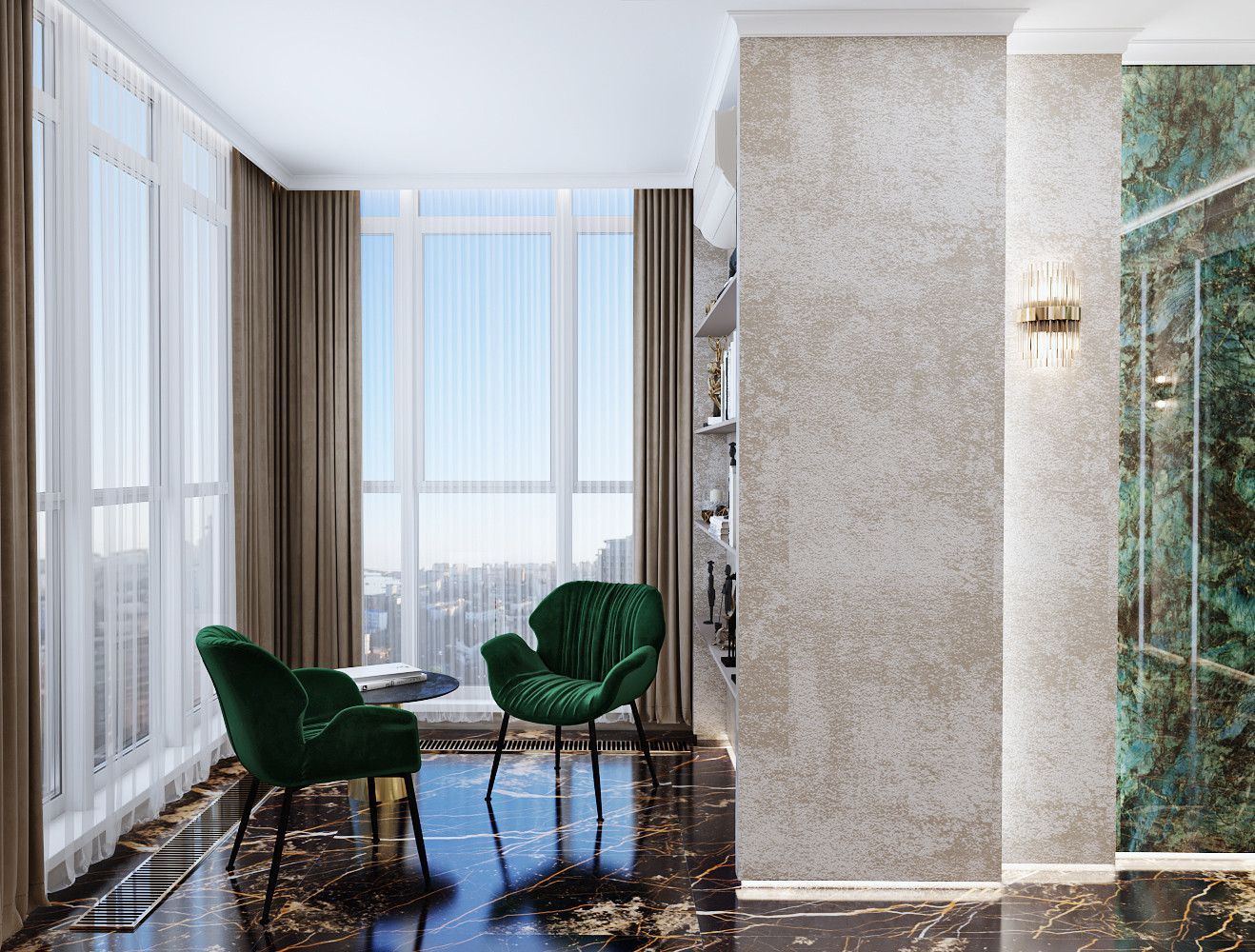 Апартаменты с элементами Арт-Деко