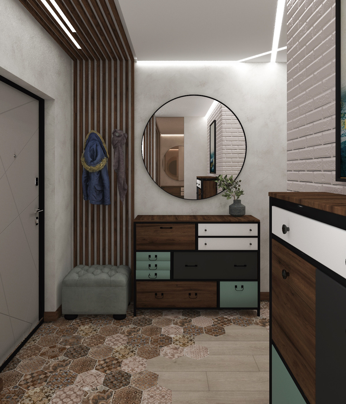 Дизайн квартиры "Эколофт"