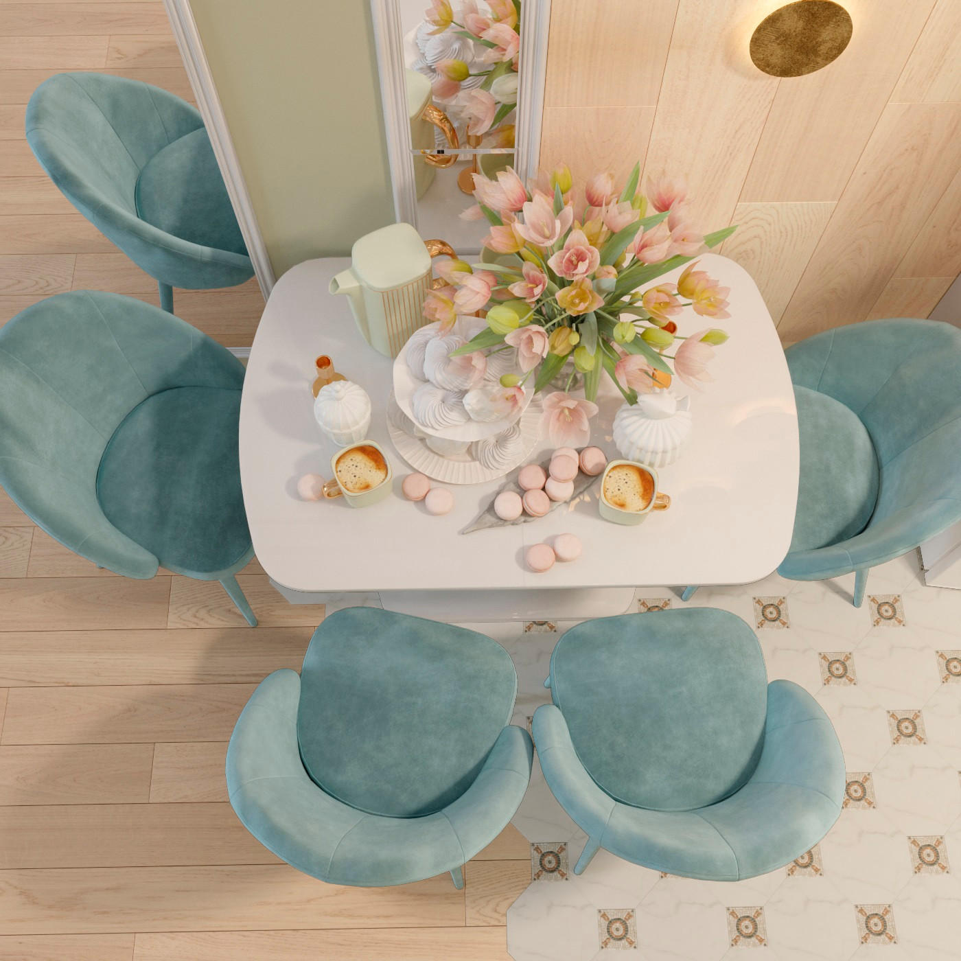 Квартира в Москве, в стиле современной классики