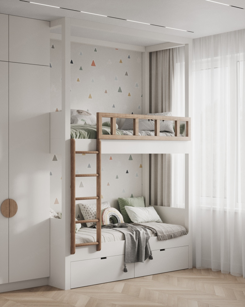 Дизайн проект 3 комнатной квартиры — ЖК Скандинавия