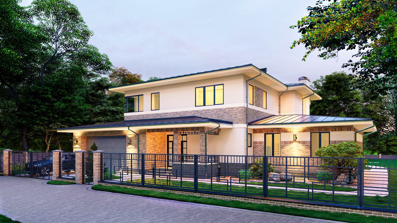 Обложка проекта: Проект дома в современном стиле