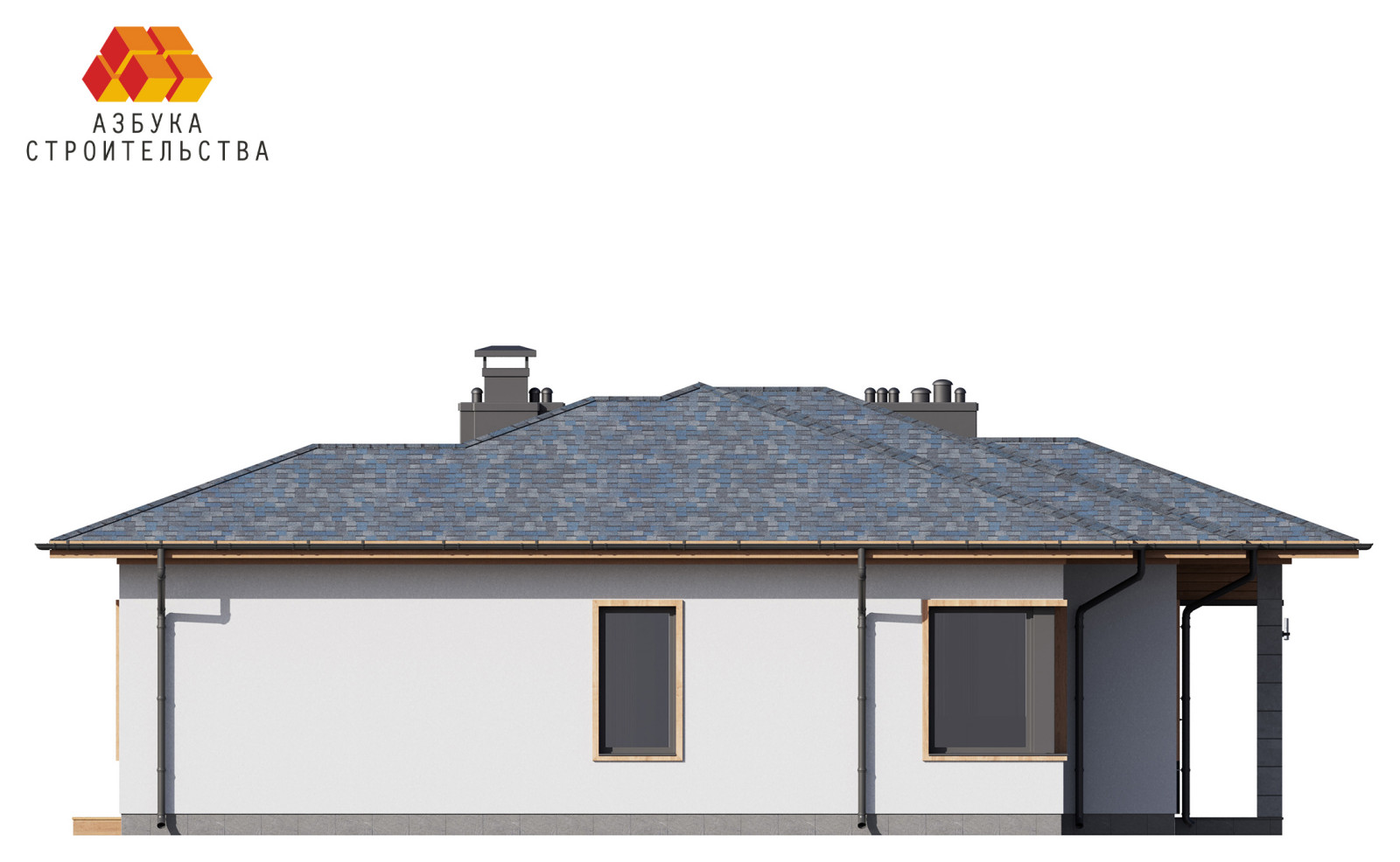 Одноэтажный проект дома АС-114