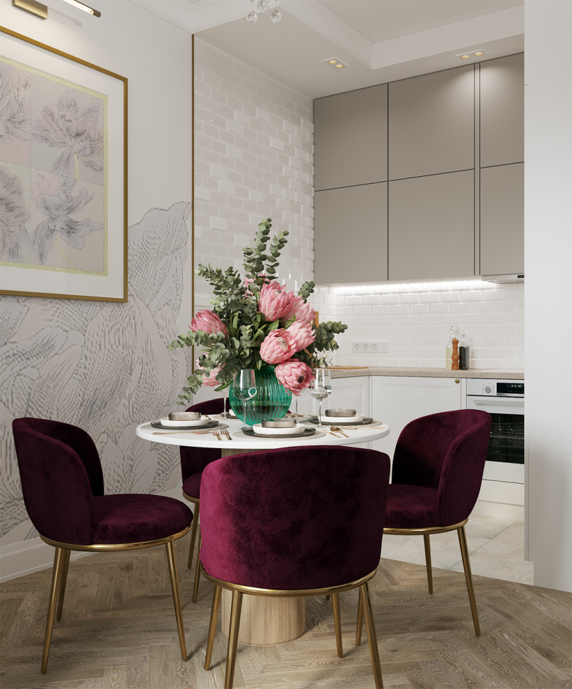 Интерьер квартиры в неоклассическом стиле - "Hermes" (59,1 кв.м.)