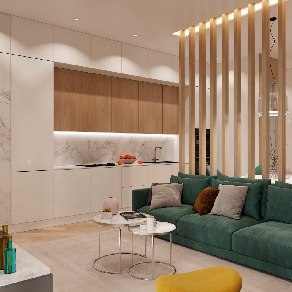 Дизайн-проект квартиры общей площадью - 86 м.кв. в г. Химки, ЖК "Маяк"