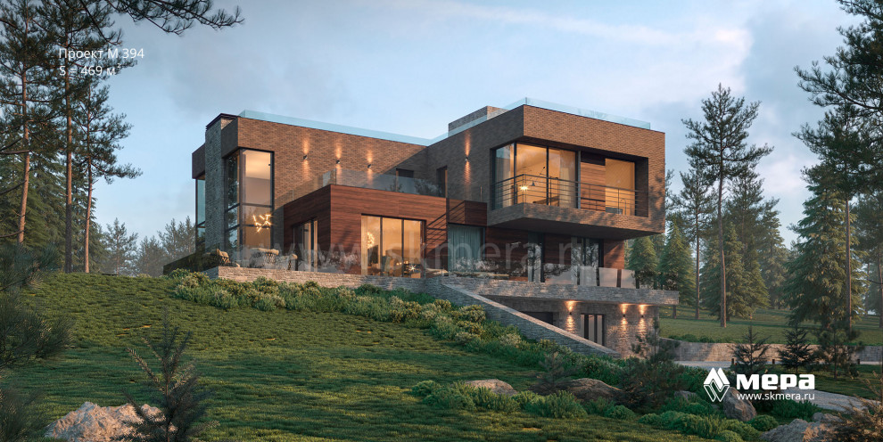 Проекты современных каменных домов