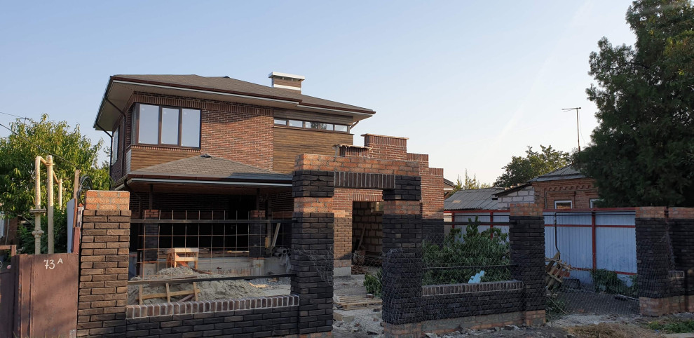 Обложка проекта: Коттедж в стиле «Райт», в г. Батайск