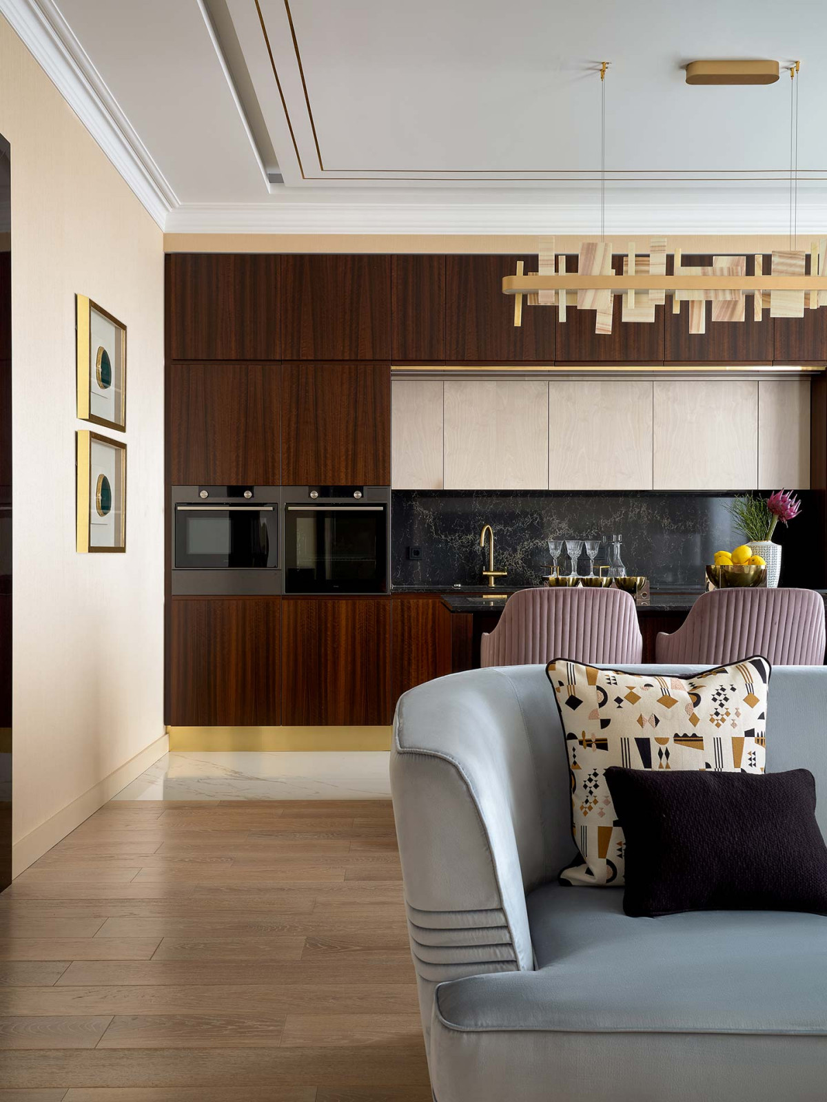 Дизайнерский ремонт квартиры в ЖК "Сердце Столицы"