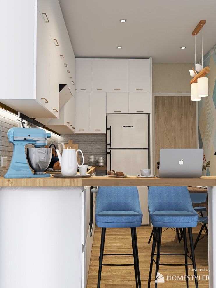 Санузел и кухня с Сталинке