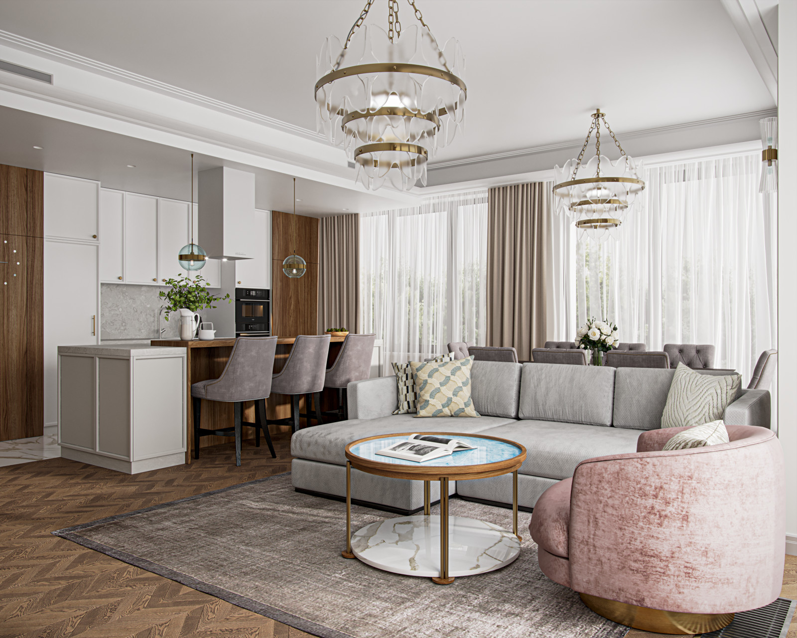 Обложка проекта: дом с видом на реку