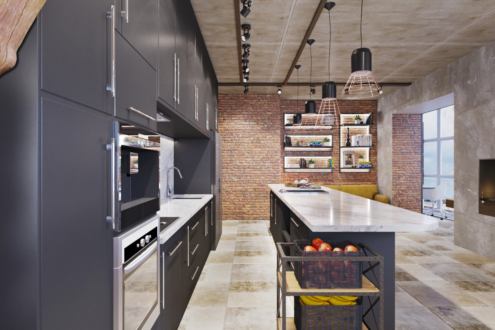 Лофт квартира на Комсомольской