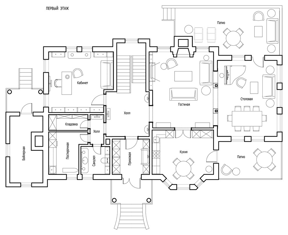 Houzz тур: Красивая жизнь в Трувиле (Подмосковье)