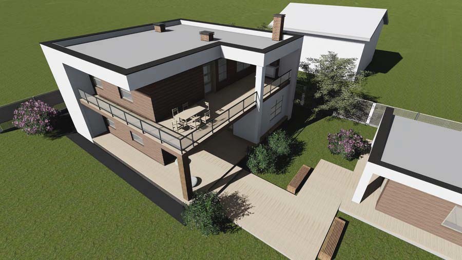 Дом в современном стиле