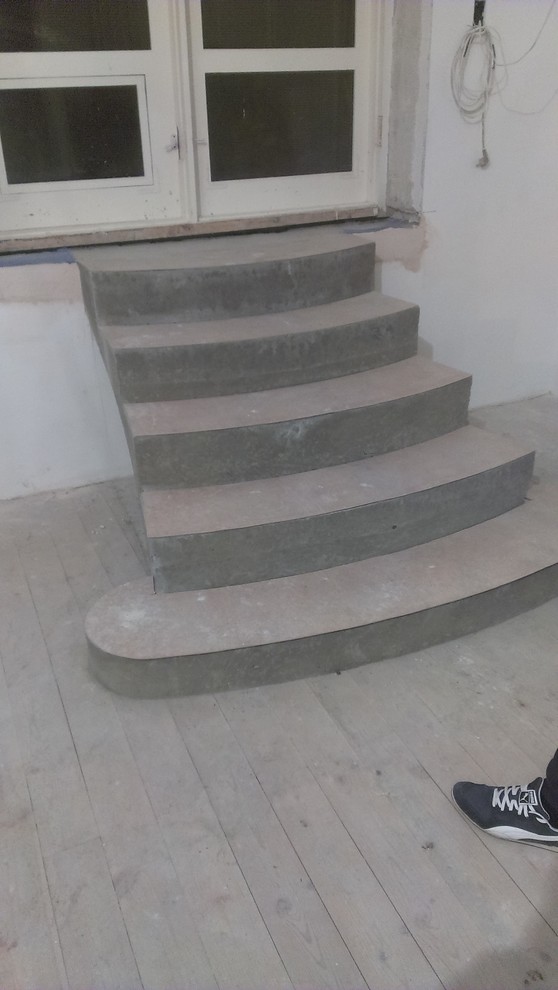 Обложка проекта: Частный дом.Лестница дерево ясень