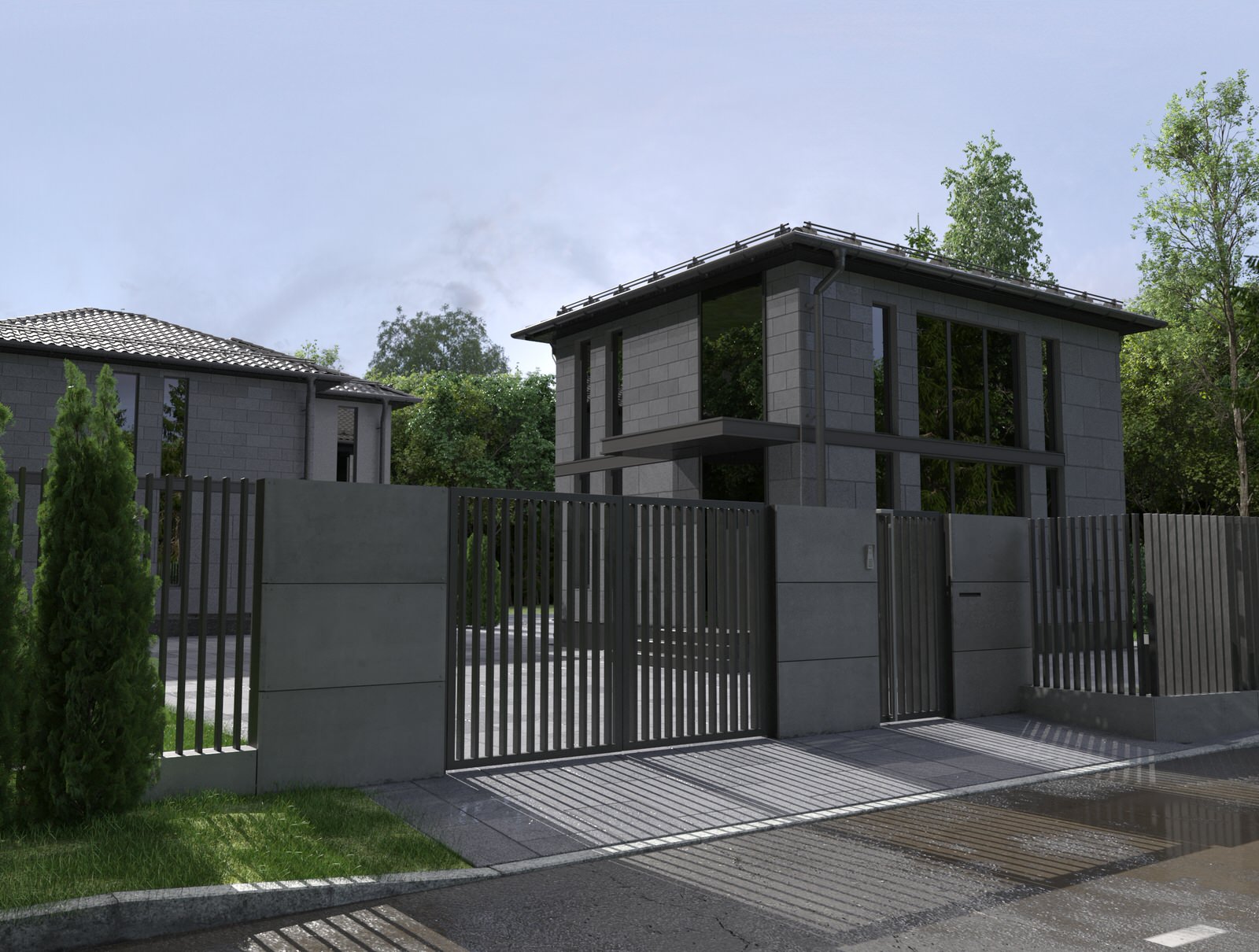 Обложка проекта: визуализация экстерьера