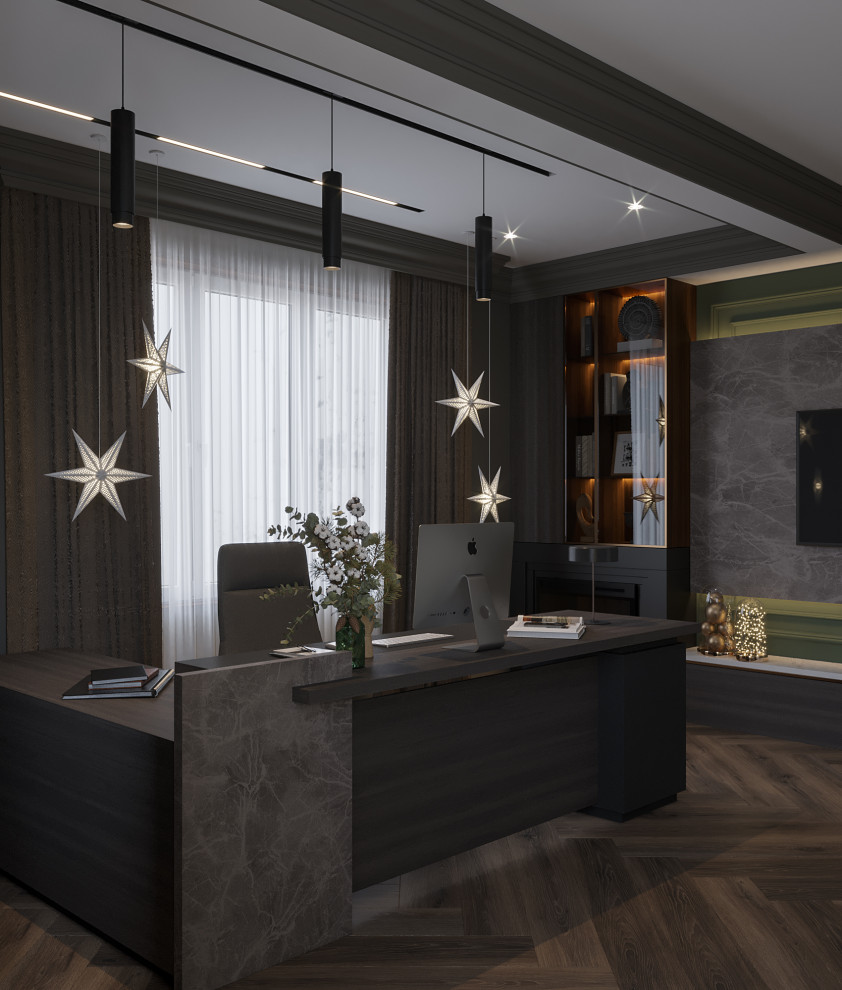 Загородный двухэтажный дом