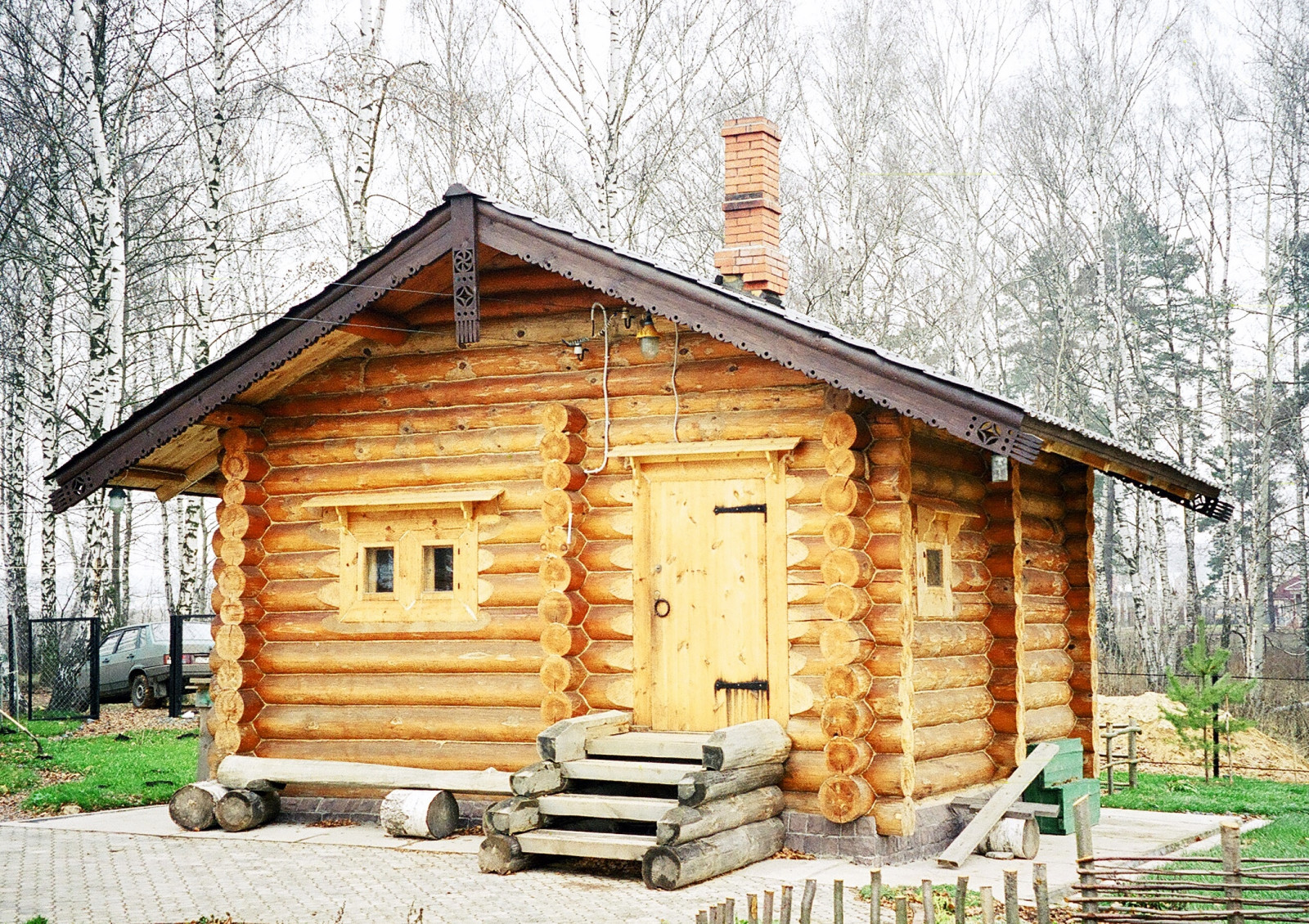 Деревянный домик