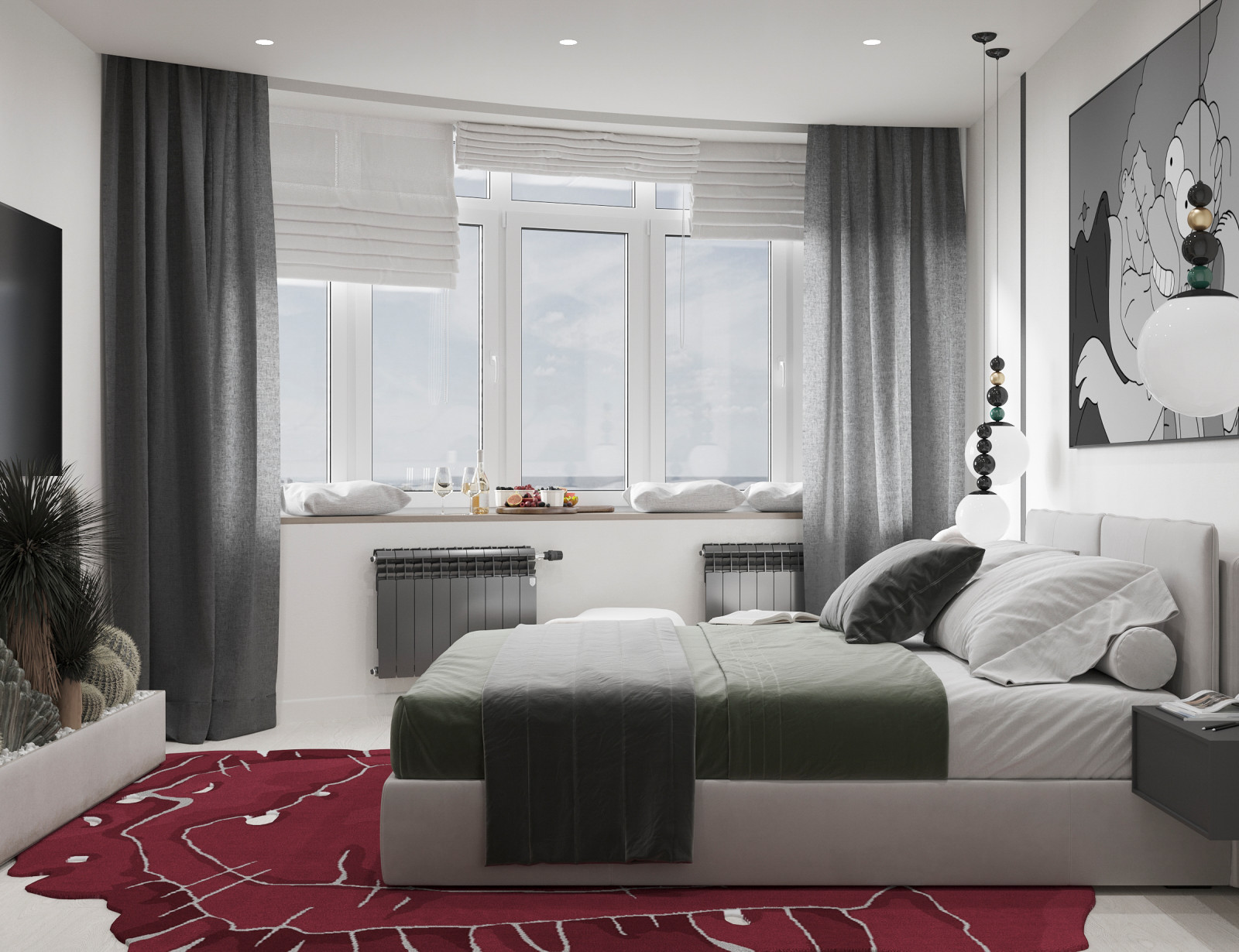 3-х комнатная квартира.