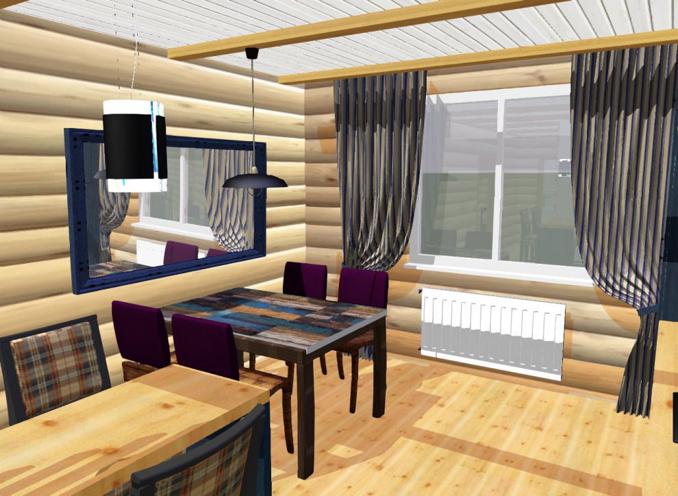 Дом из рубленного бревна