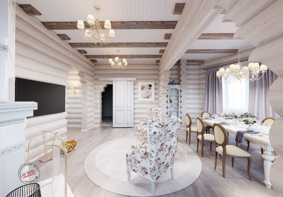 Дом из кругляка в Иркутске