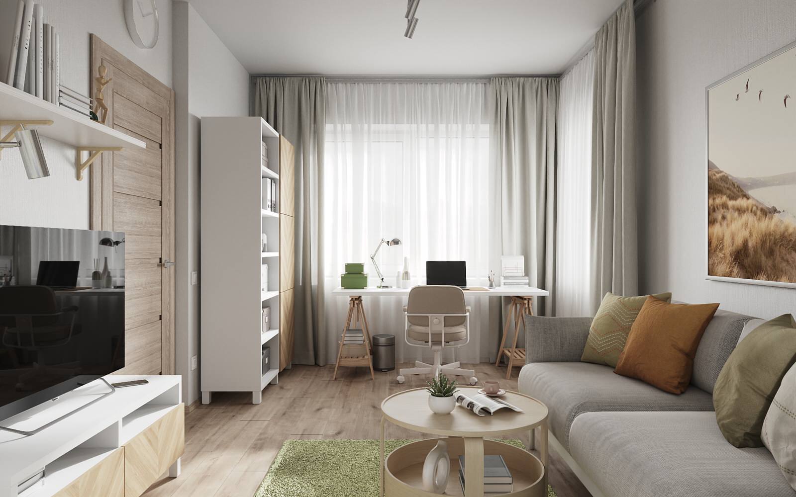 Обложка проекта: Трехкомнатная квартира ЖК "ЮНТОЛОВО"