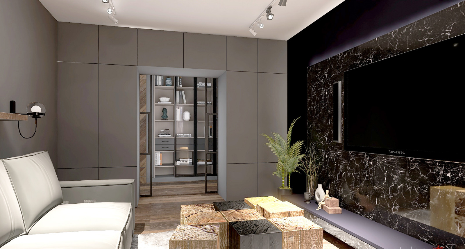 Квартира в стиле Loft, для брутального мужчины