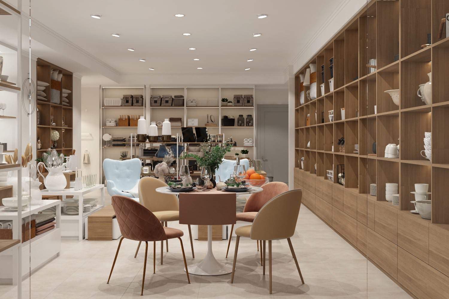 Дизайн-проект магазина домашнего текстиля в Липецке