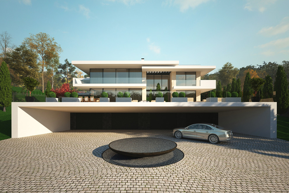 Обложка проекта: Проект современной виллы в Сибири