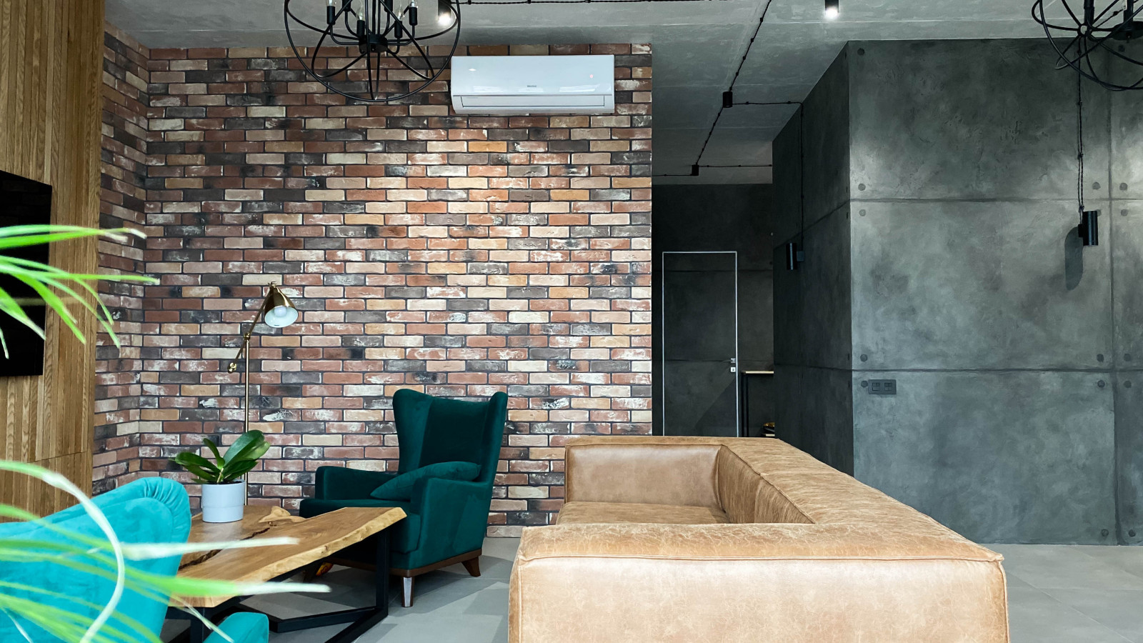 Проект в стиле Loft для молодой семьи.