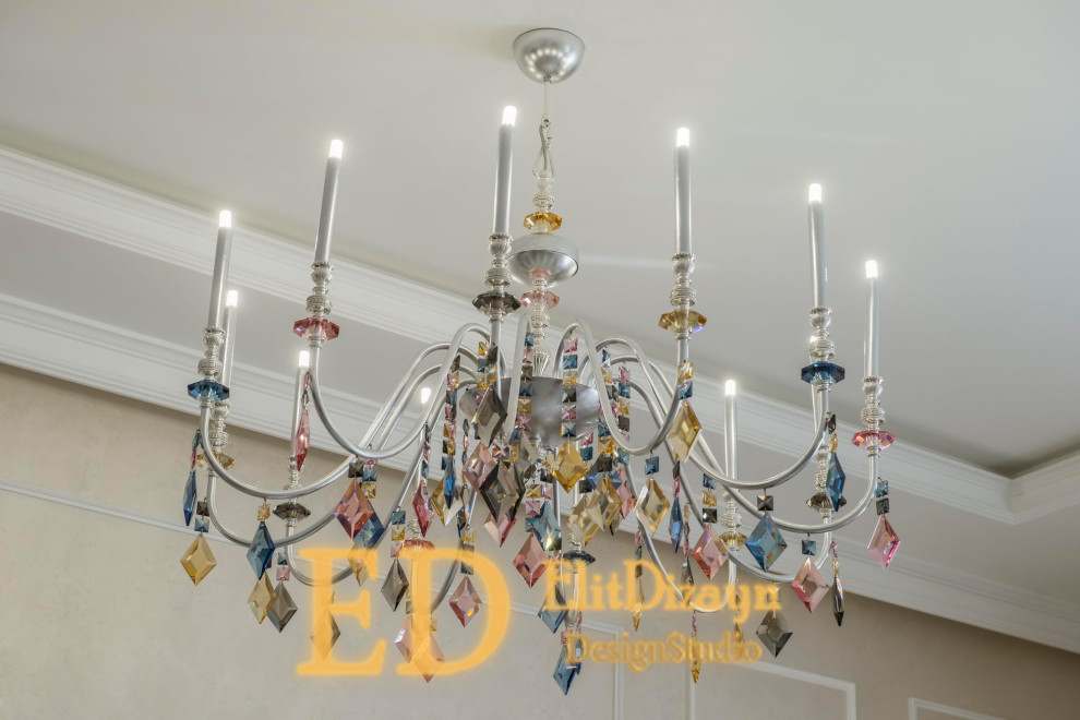 Квартира неоклассика - 1 (кухня-гостиная)