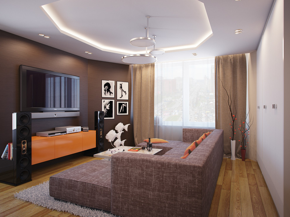 Обложка проекта: Двухкомнатная квартира на Ленинском проспекте