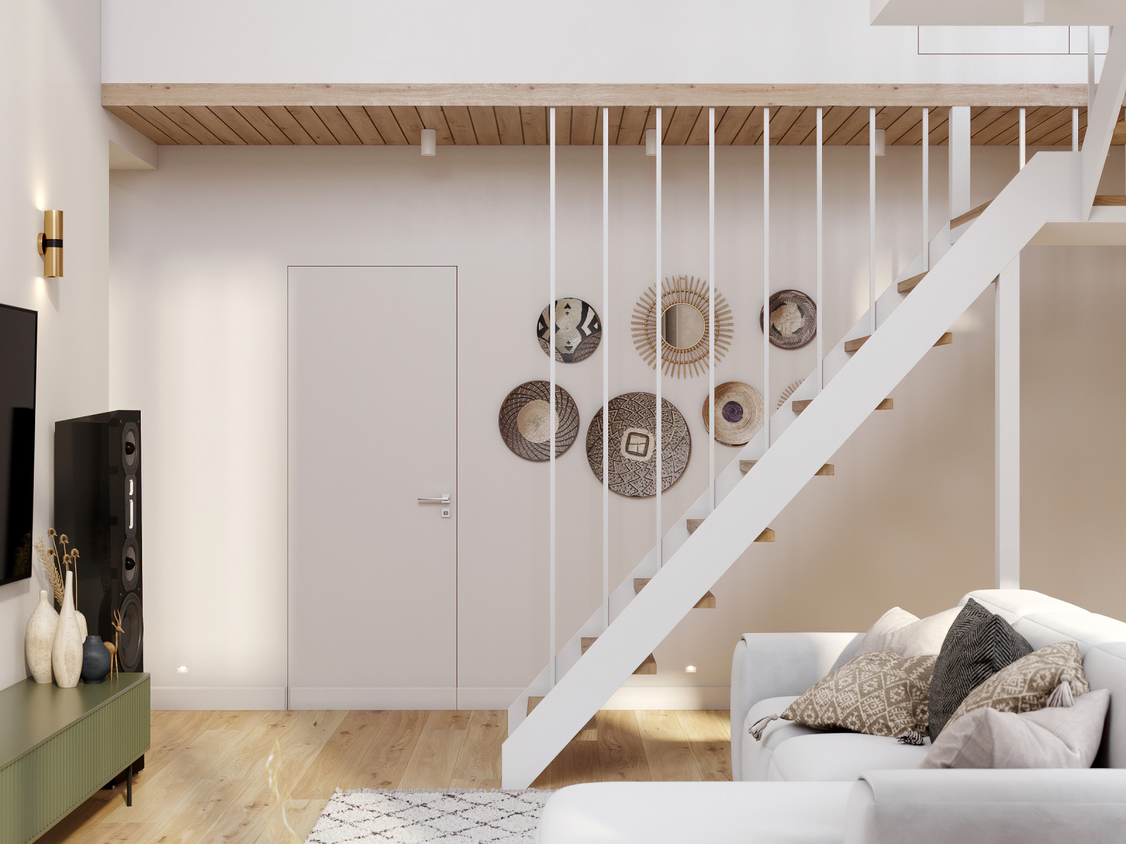 Двухуровневая квартира в стиле "ваби-саби". ЖК Событие