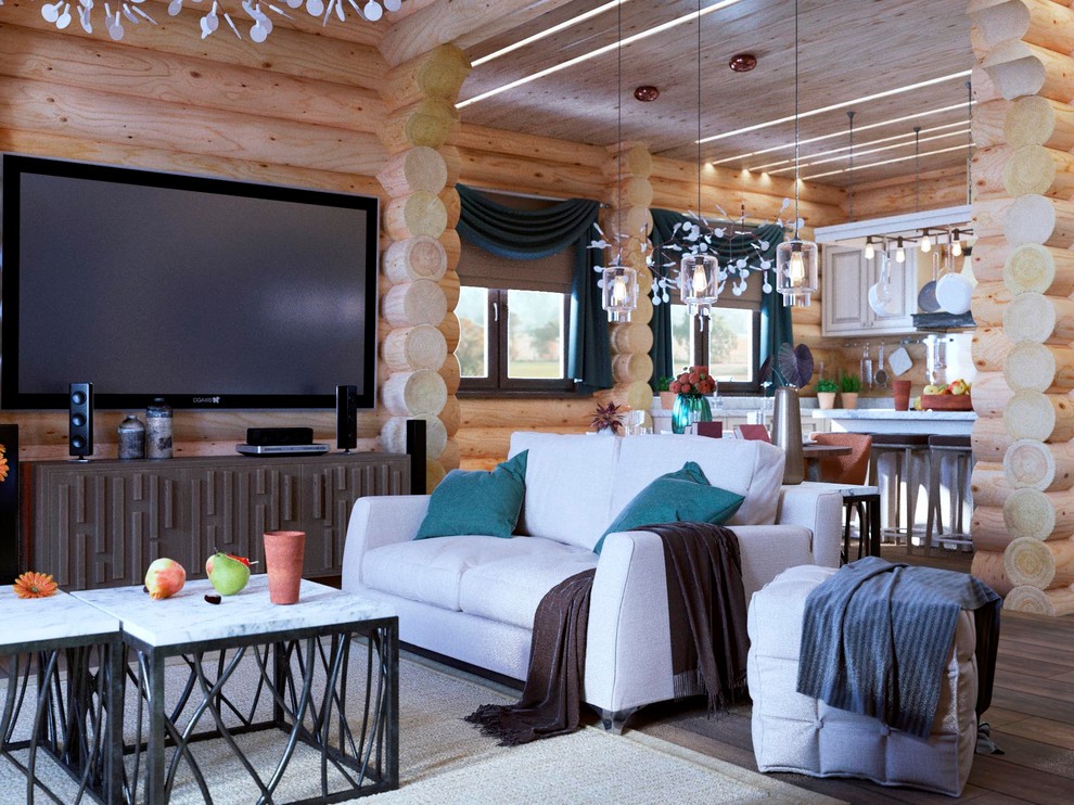 Интерьер сруба