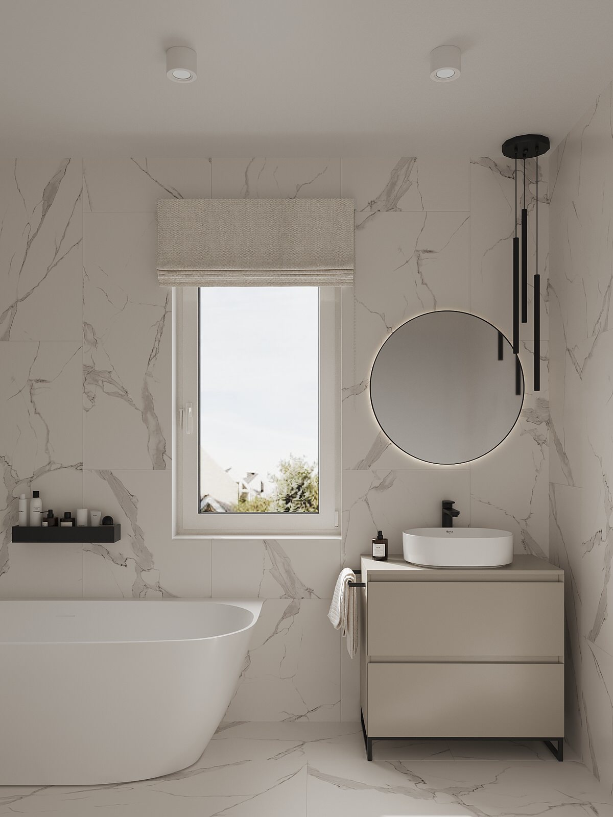 Обложка проекта: №4 Проект ванной комнаты в доме