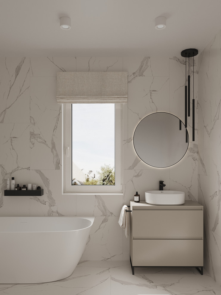 Обложка проекта: №4 Проект ванной комнаты в доме